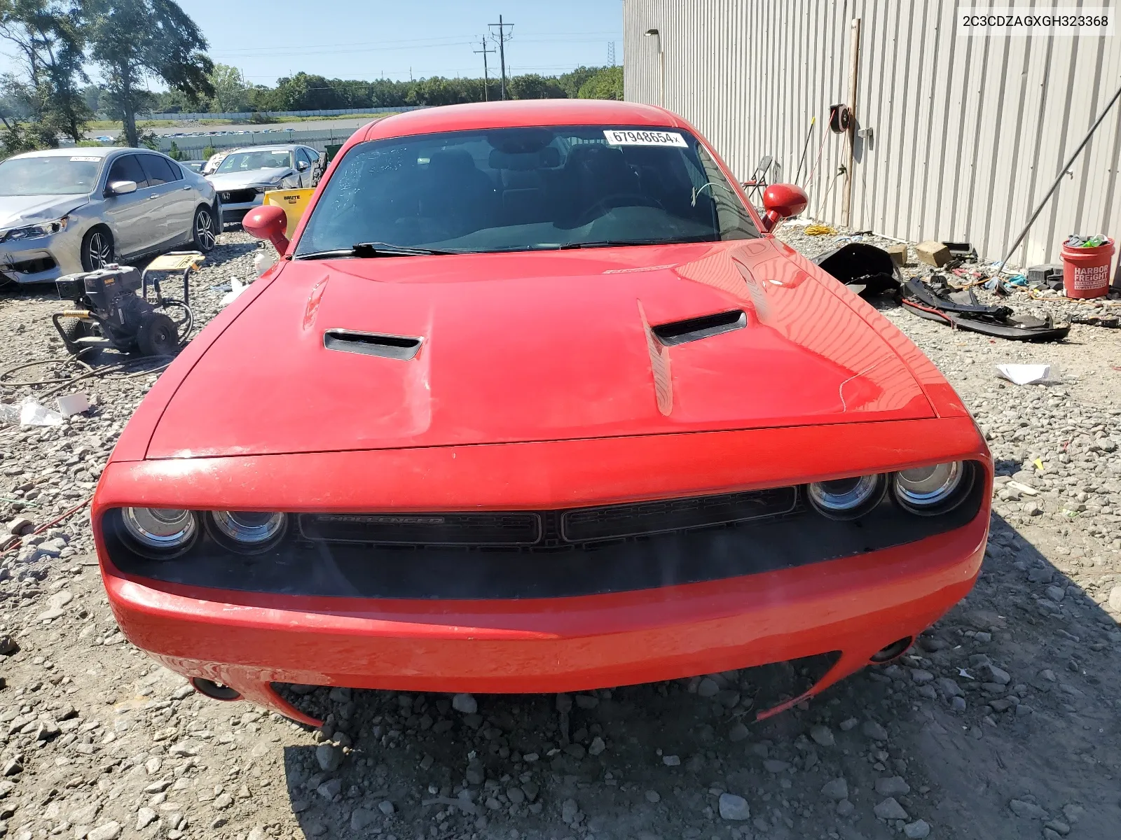 2C3CDZAGXGH323368 2016 Dodge Challenger Sxt