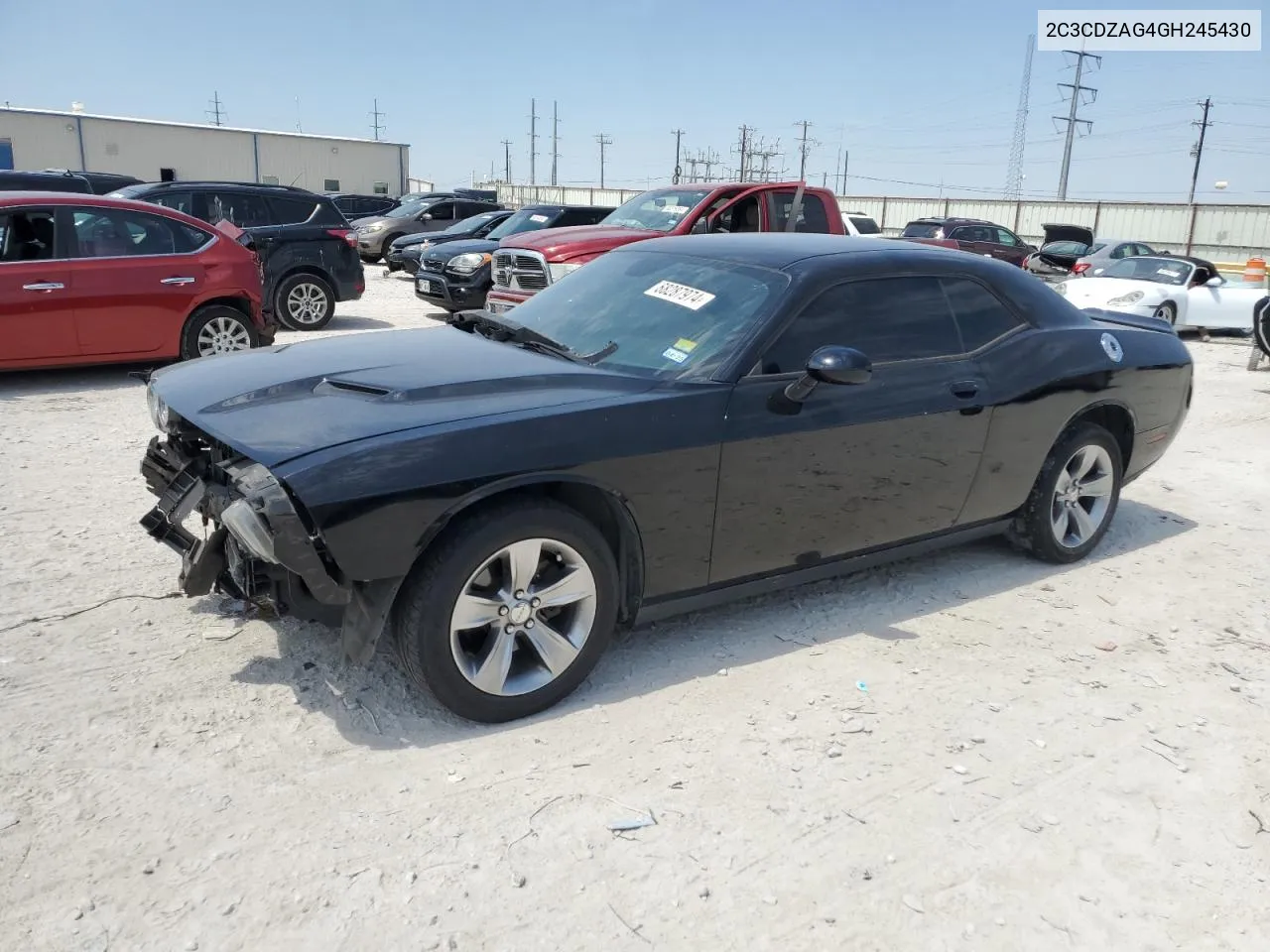 2016 Dodge Challenger Sxt VIN: 2C3CDZAG4GH245430 Lot: 68287974