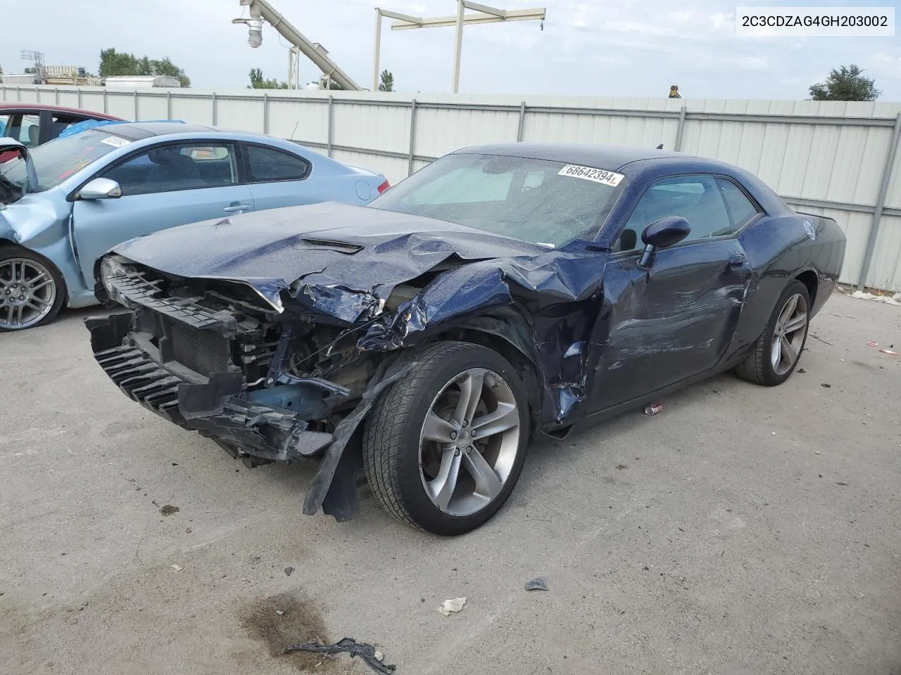 2016 Dodge Challenger Sxt VIN: 2C3CDZAG4GH203002 Lot: 68642394