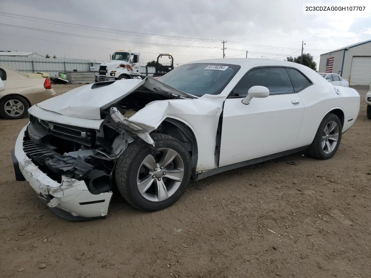 2016 Dodge Challenger Sxt VIN: 2C3CDZAG0GH107707 Lot: 68738284