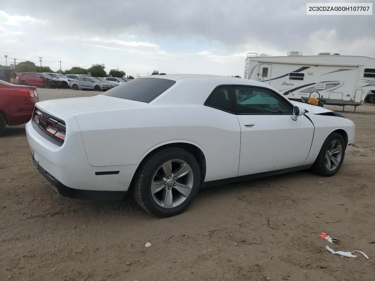 2C3CDZAG0GH107707 2016 Dodge Challenger Sxt