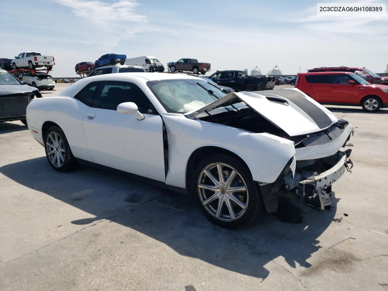 2016 Dodge Challenger Sxt VIN: 2C3CDZAG6GH108389 Lot: 69896284