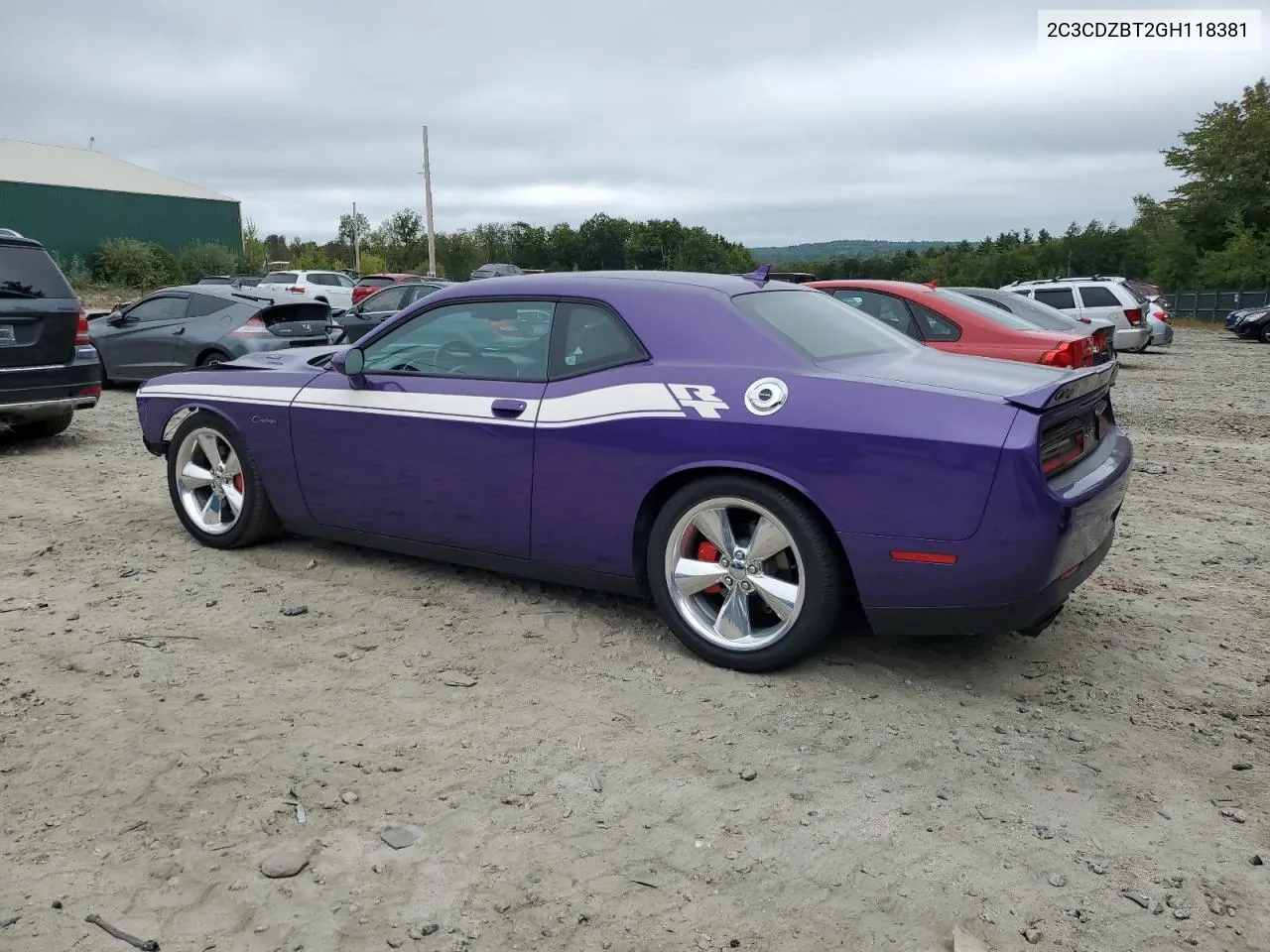 2C3CDZBT2GH118381 2016 Dodge Challenger R/T