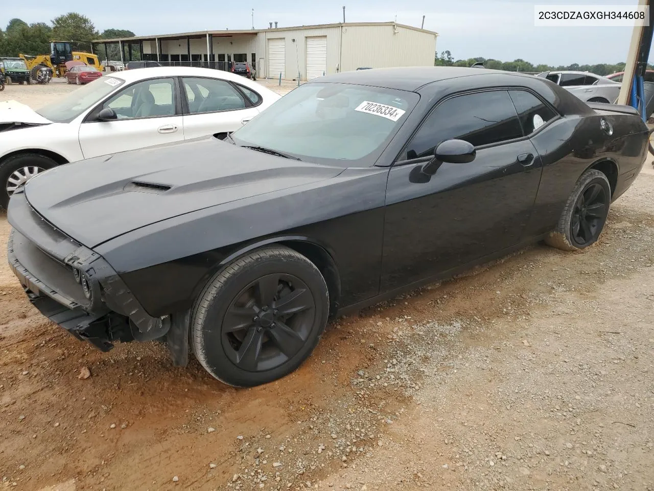 2016 Dodge Challenger Sxt VIN: 2C3CDZAGXGH344608 Lot: 70236334