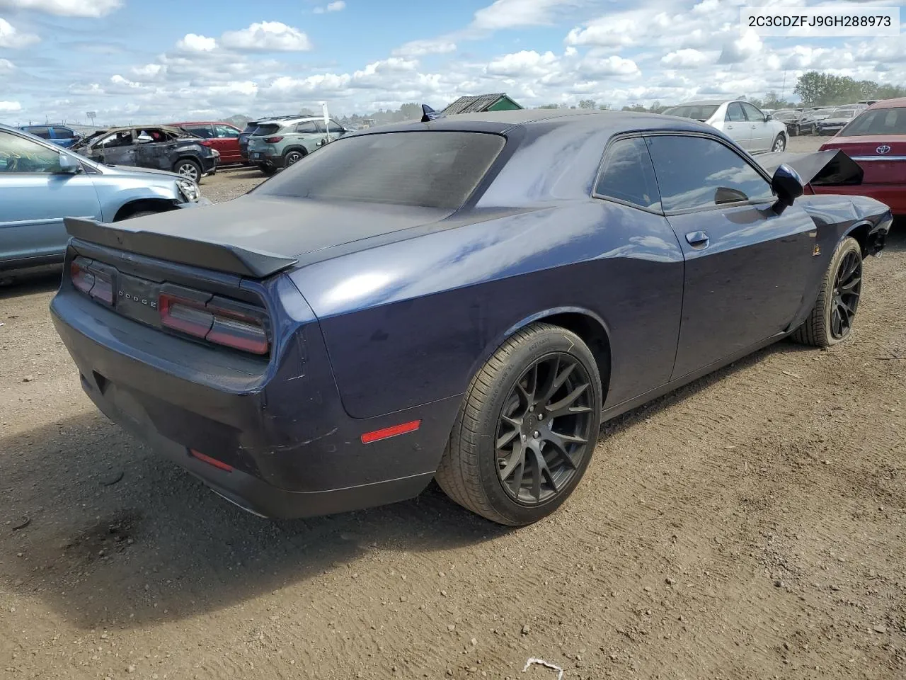 2C3CDZFJ9GH288973 2016 Dodge Challenger R/T Scat Pack