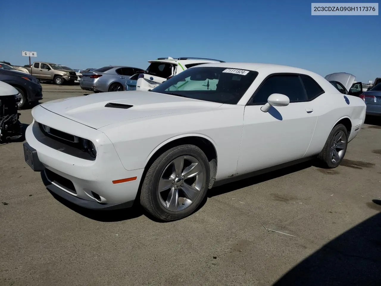 2016 Dodge Challenger Sxt VIN: 2C3CDZAG9GH117376 Lot: 71111524