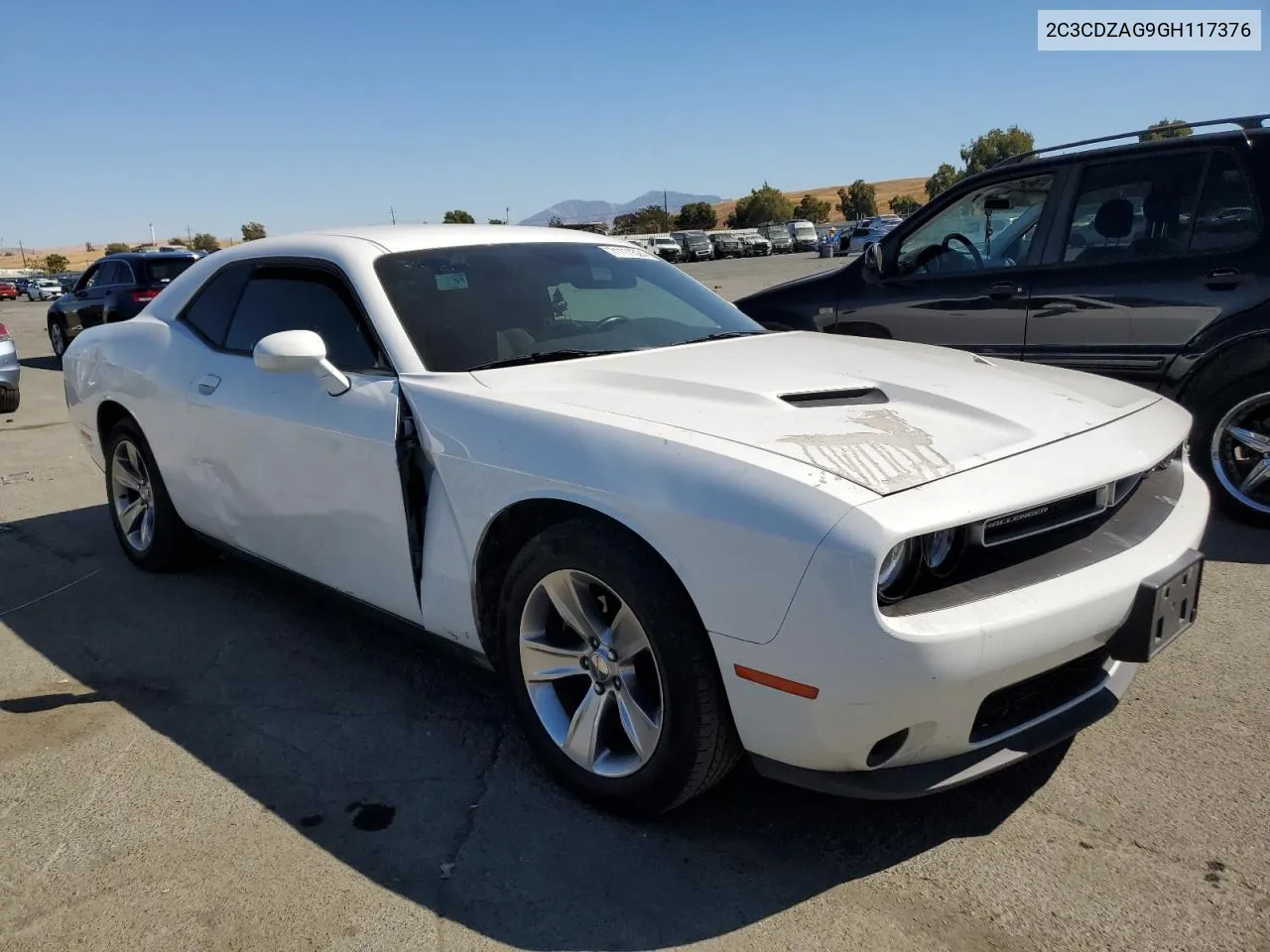 2016 Dodge Challenger Sxt VIN: 2C3CDZAG9GH117376 Lot: 71111524