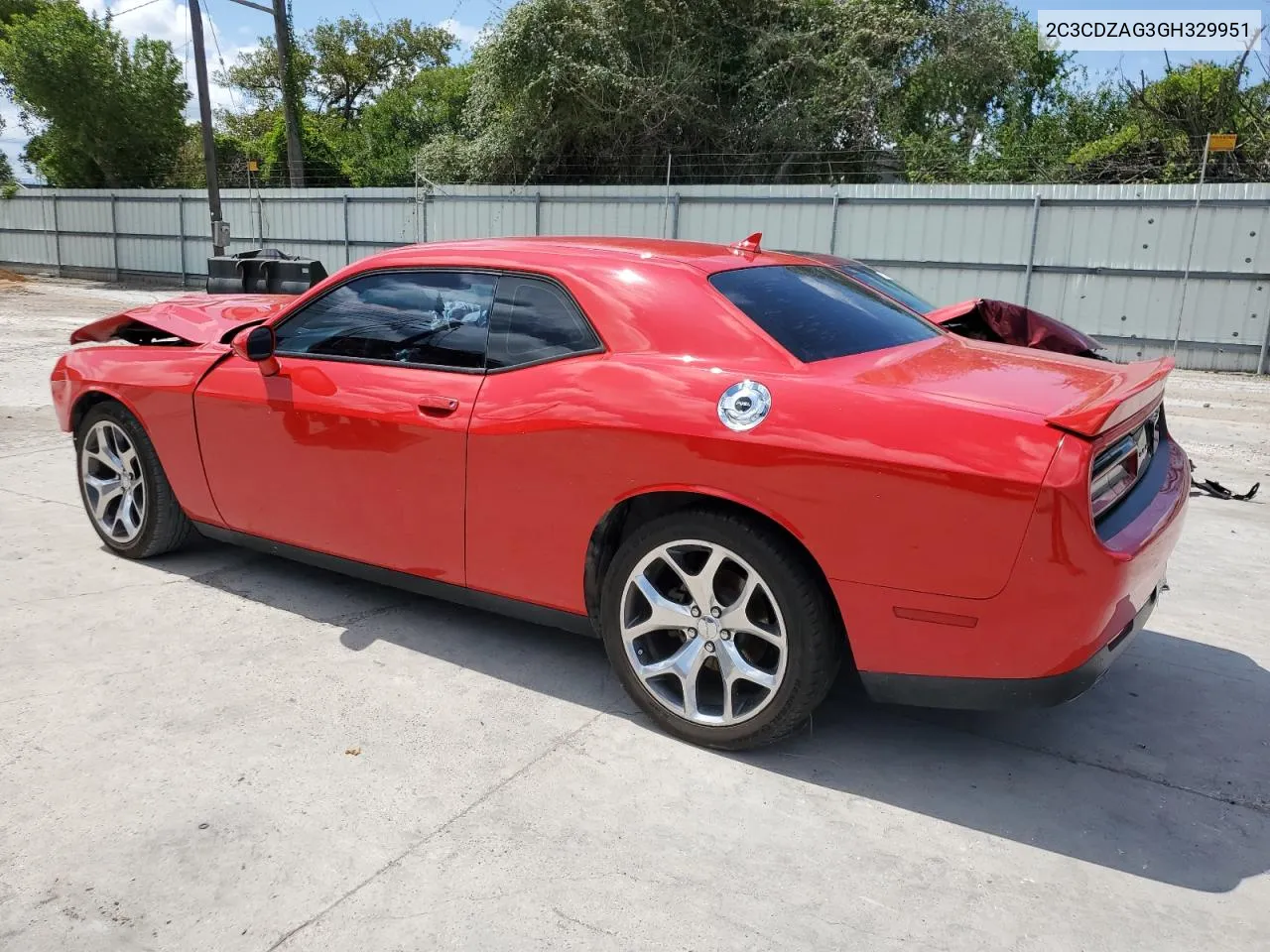 2016 Dodge Challenger Sxt VIN: 2C3CDZAG3GH329951 Lot: 71304364