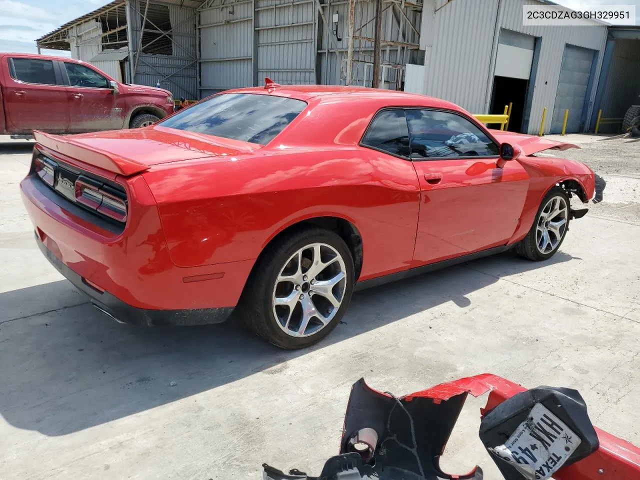 2C3CDZAG3GH329951 2016 Dodge Challenger Sxt