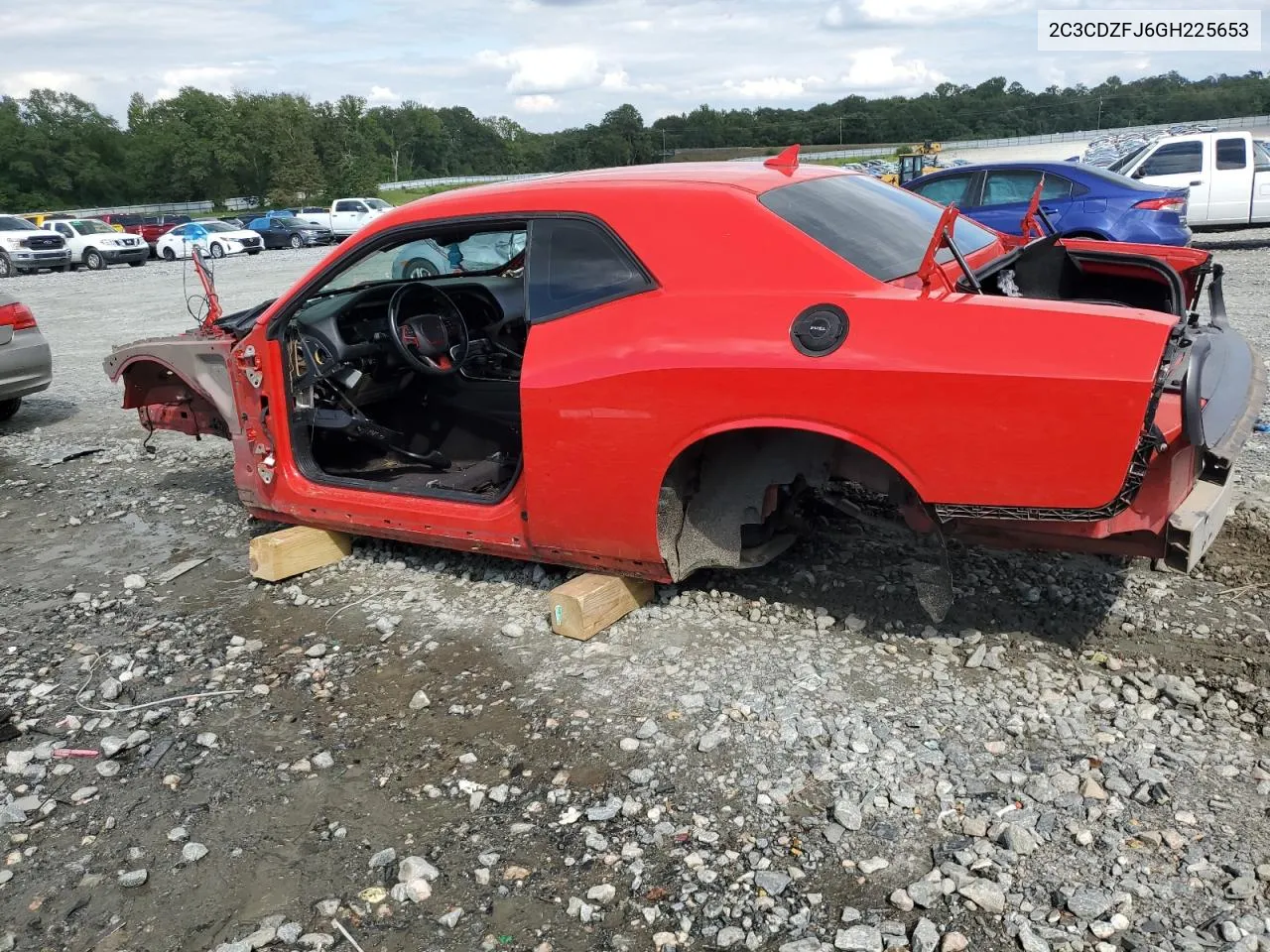 2016 Dodge Challenger R/T Scat Pack VIN: 2C3CDZFJ6GH225653 Lot: 71534754