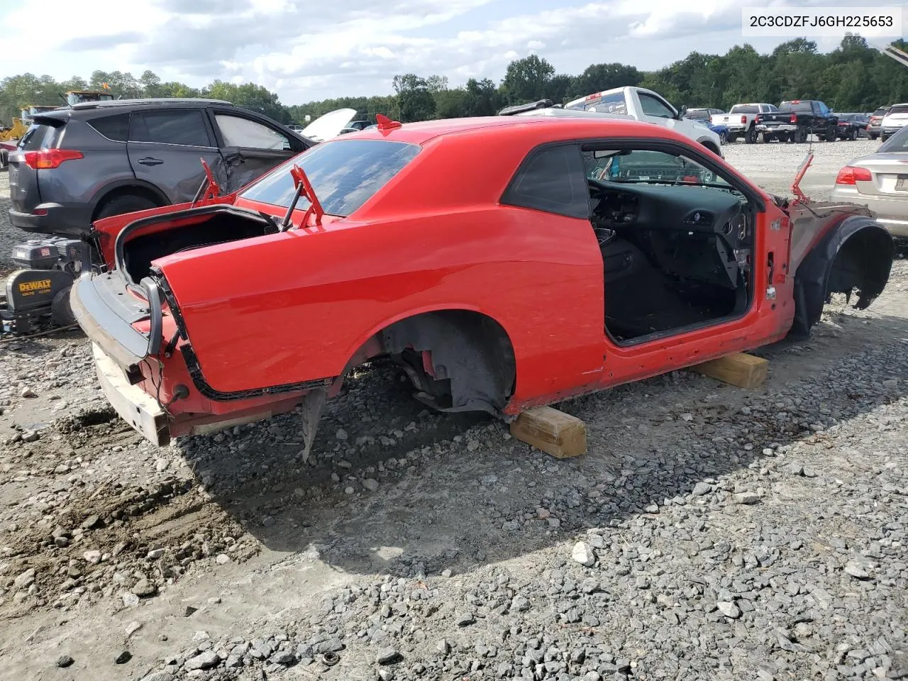 2016 Dodge Challenger R/T Scat Pack VIN: 2C3CDZFJ6GH225653 Lot: 71534754