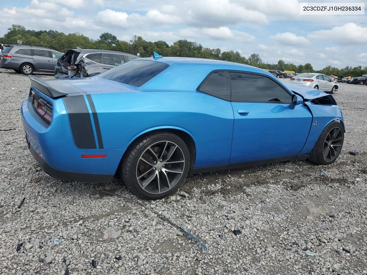 2016 Dodge Challenger R/T Scat Pack VIN: 2C3CDZFJ1GH236334 Lot: 71587664