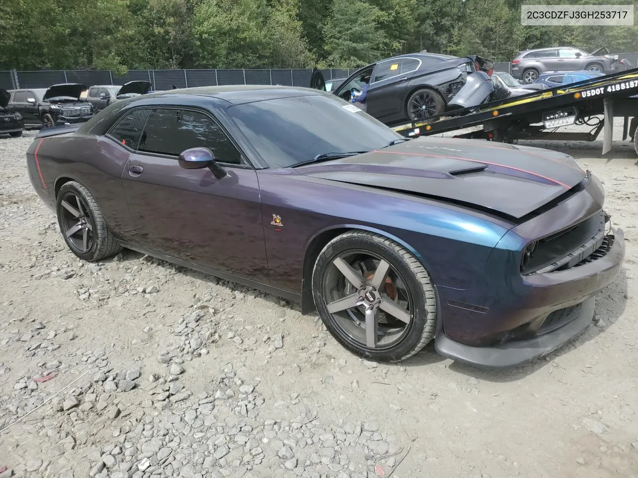 2016 Dodge Challenger R/T Scat Pack VIN: 2C3CDZFJ3GH253717 Lot: 71591654