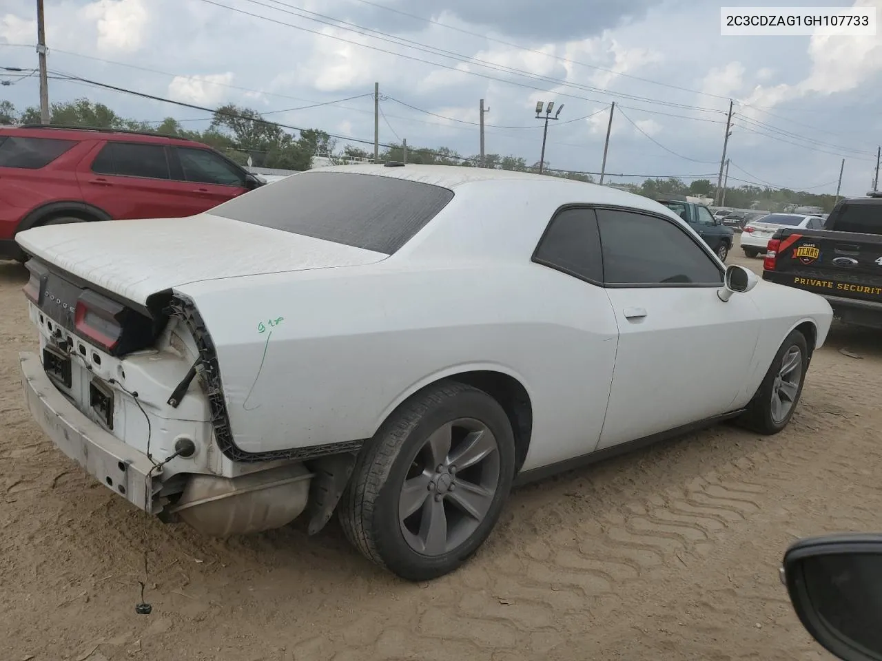 2016 Dodge Challenger Sxt VIN: 2C3CDZAG1GH107733 Lot: 71702744