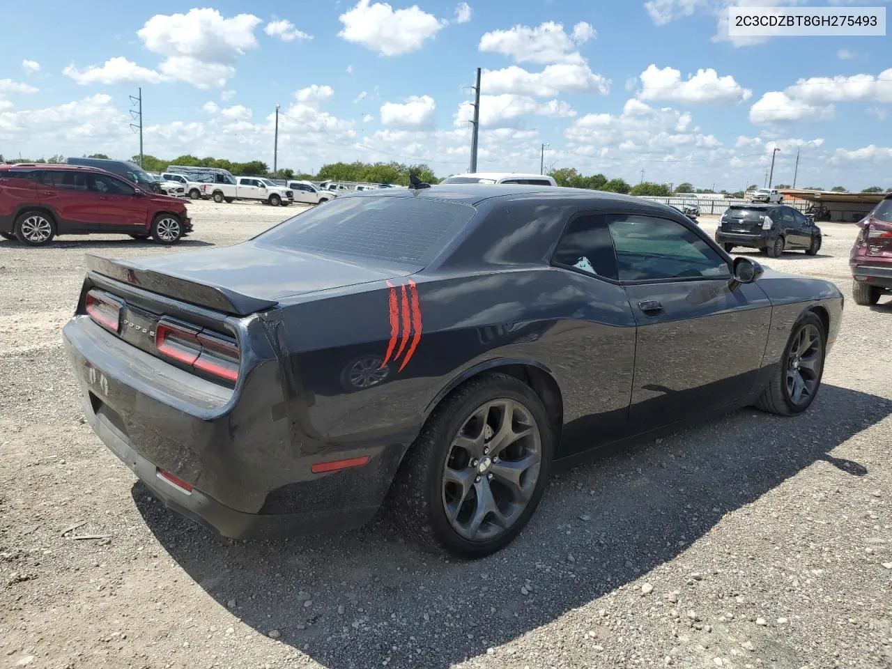 2016 Dodge Challenger R/T VIN: 2C3CDZBT8GH275493 Lot: 71803624