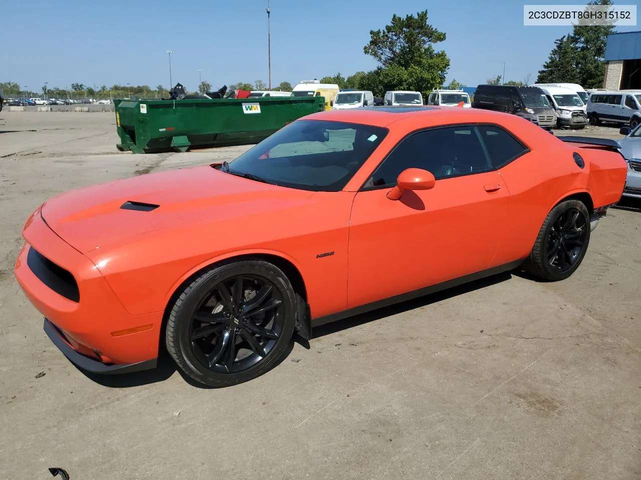 2C3CDZBT8GH315152 2016 Dodge Challenger R/T