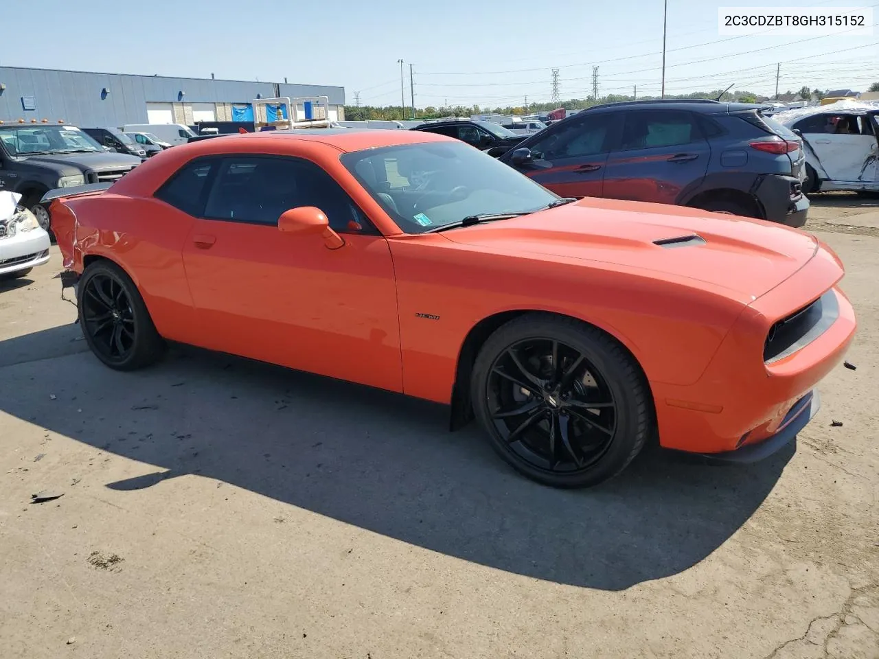 2016 Dodge Challenger R/T VIN: 2C3CDZBT8GH315152 Lot: 71820424