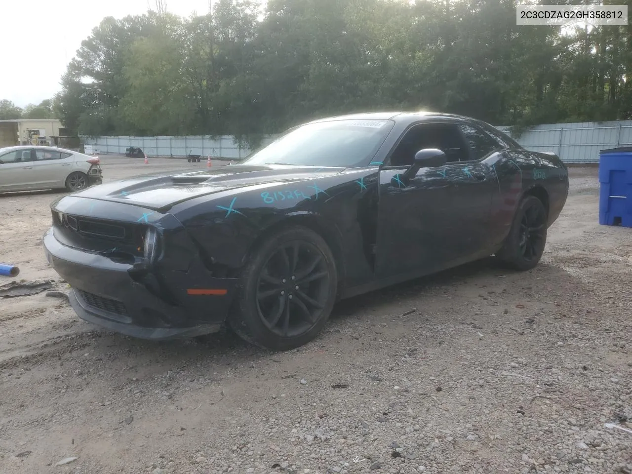 2016 Dodge Challenger Sxt VIN: 2C3CDZAG2GH358812 Lot: 72033064