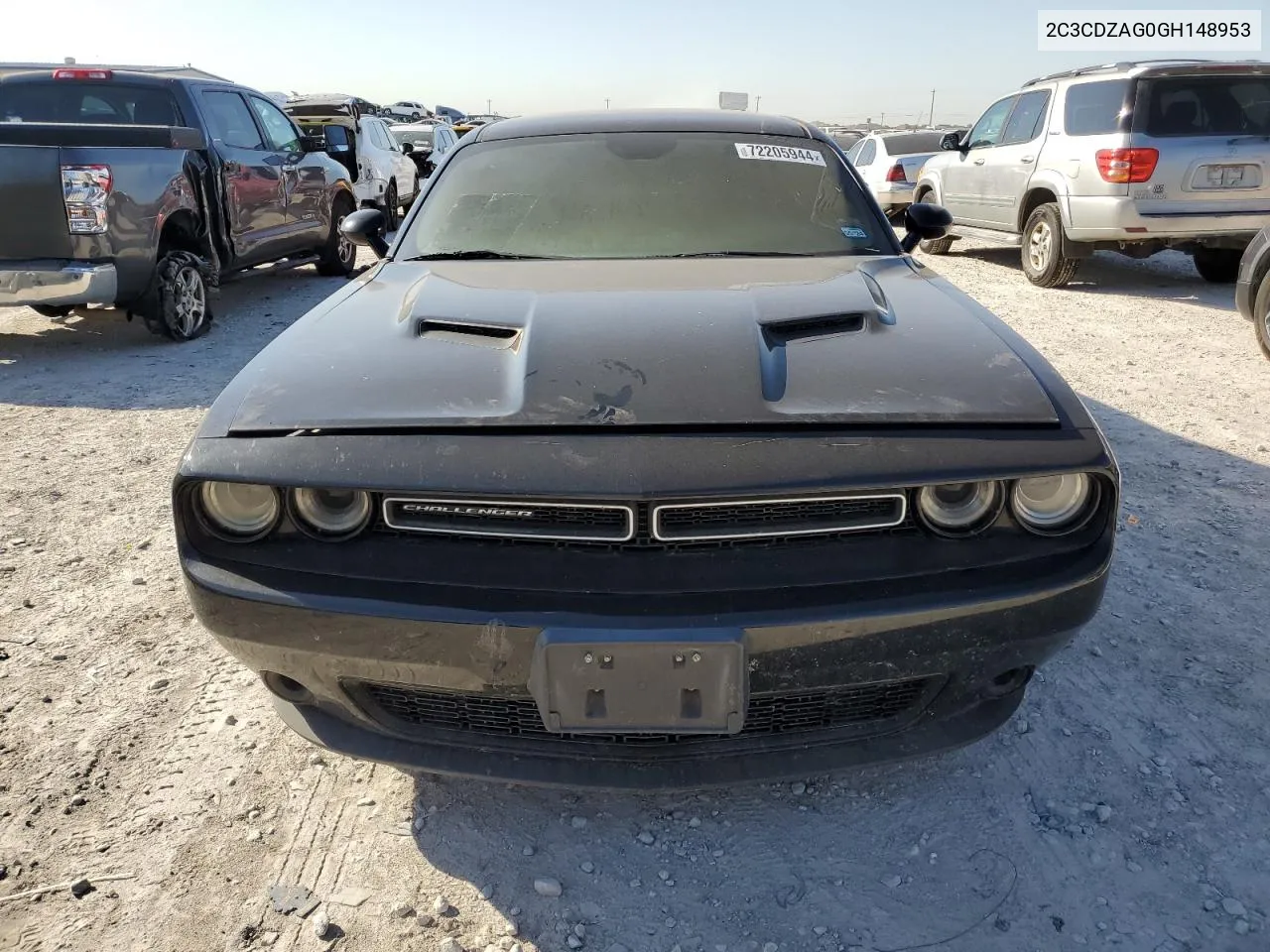 2016 Dodge Challenger Sxt VIN: 2C3CDZAG0GH148953 Lot: 72205944