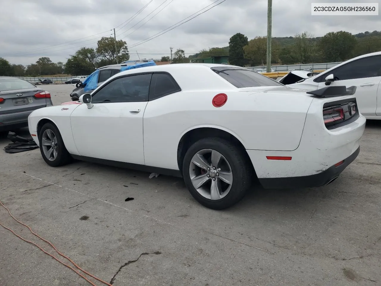 2016 Dodge Challenger Sxt VIN: 2C3CDZAG5GH236560 Lot: 72404294