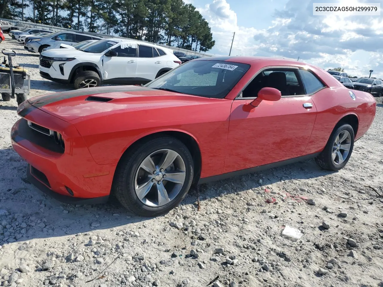 2016 Dodge Challenger Sxt VIN: 2C3CDZAG5GH299979 Lot: 72436784