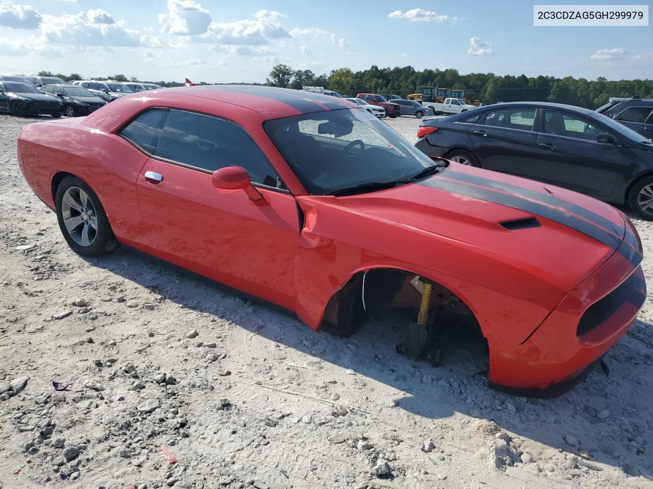 2016 Dodge Challenger Sxt VIN: 2C3CDZAG5GH299979 Lot: 72436784