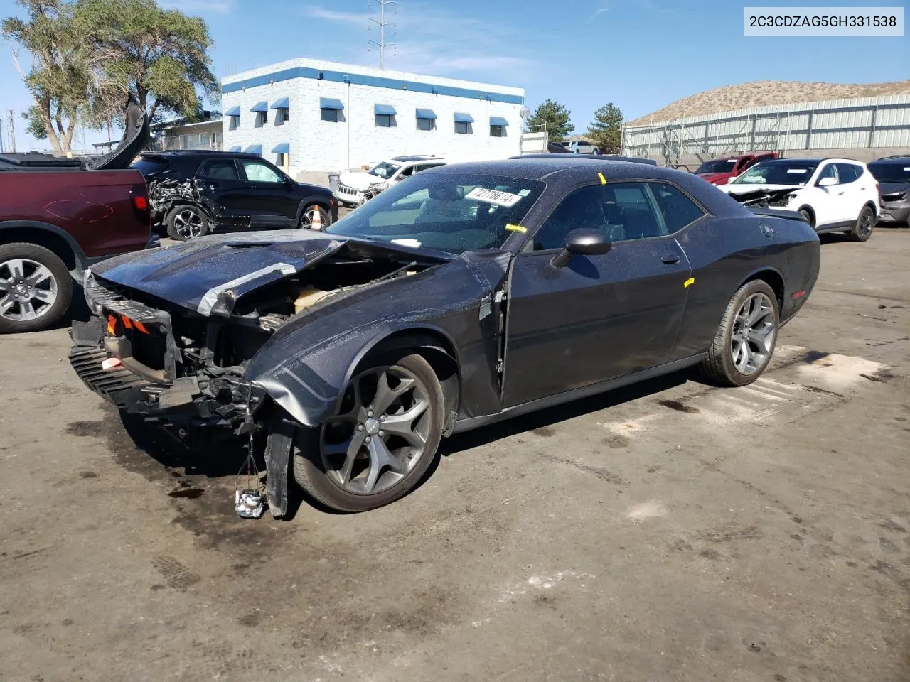 2016 Dodge Challenger Sxt VIN: 2C3CDZAG5GH331538 Lot: 72778614