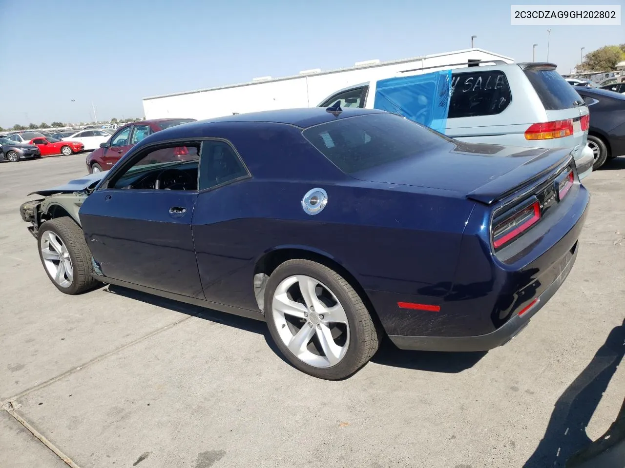 2016 Dodge Challenger Sxt VIN: 2C3CDZAG9GH202802 Lot: 72945124