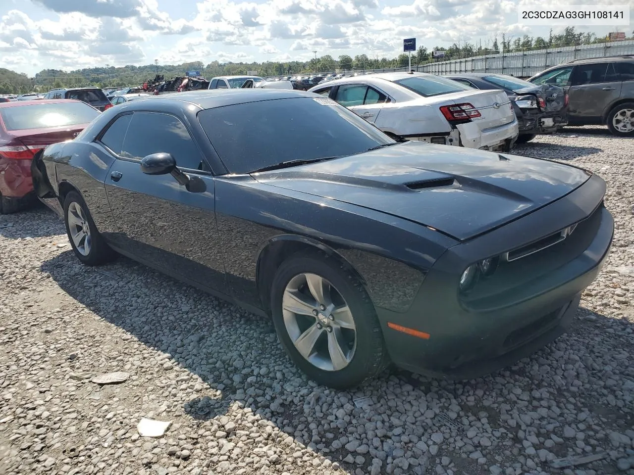 2016 Dodge Challenger Sxt VIN: 2C3CDZAG3GH108141 Lot: 72988514