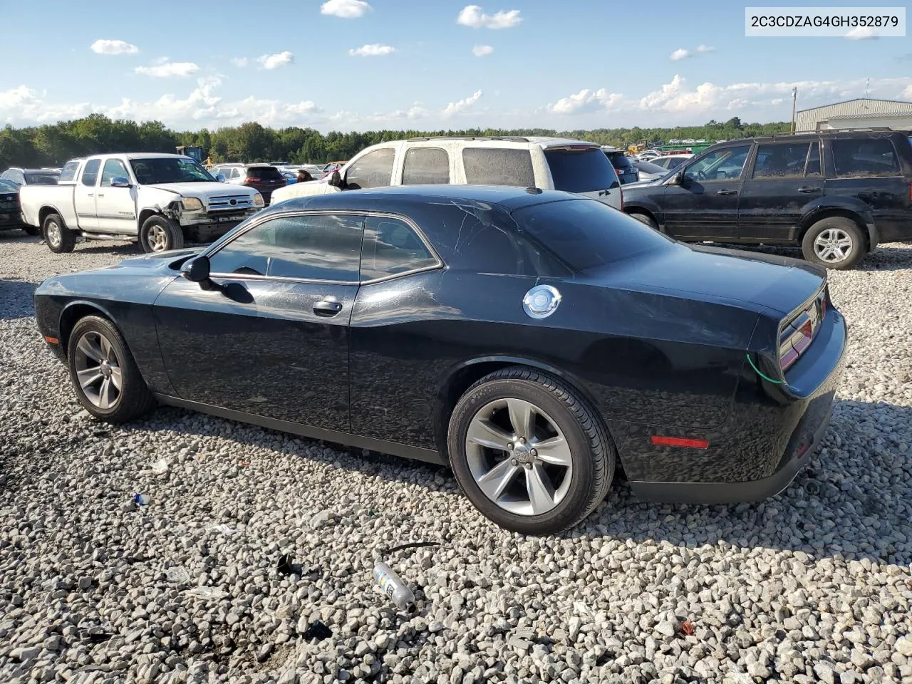 2016 Dodge Challenger Sxt VIN: 2C3CDZAG4GH352879 Lot: 73009124