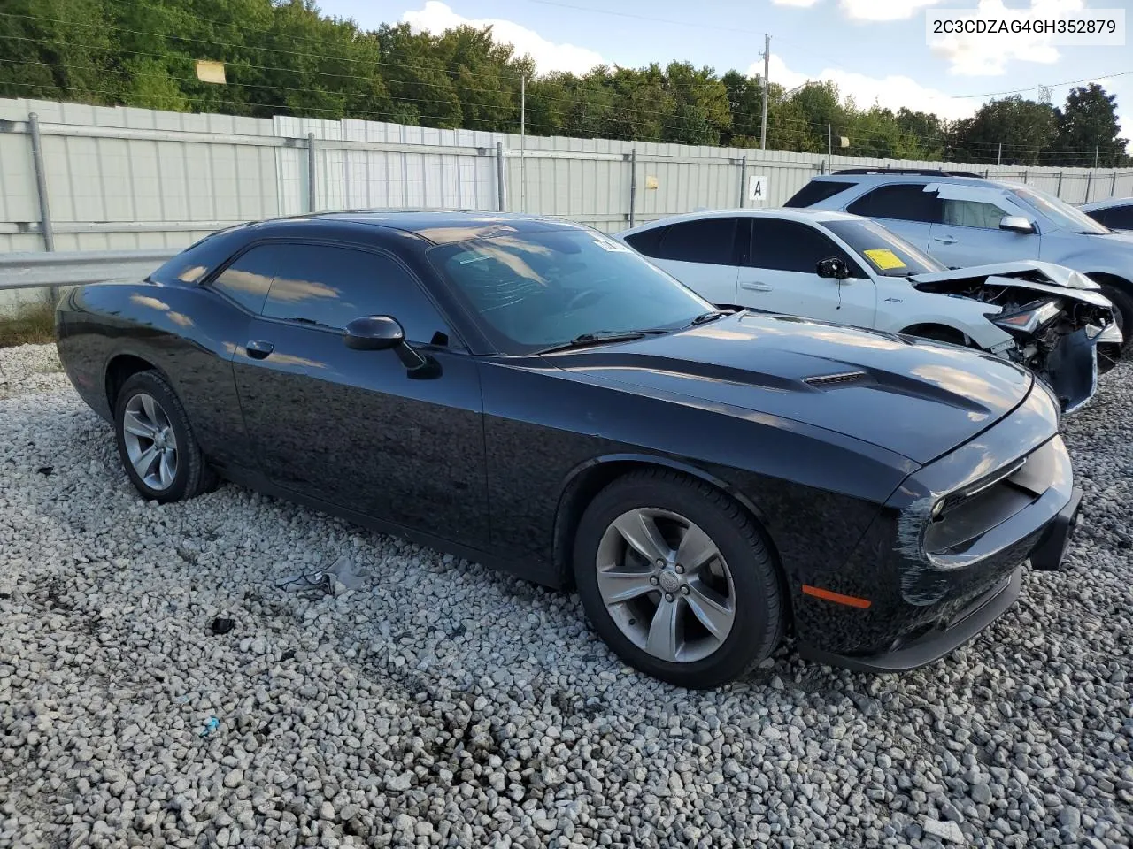 2016 Dodge Challenger Sxt VIN: 2C3CDZAG4GH352879 Lot: 73009124