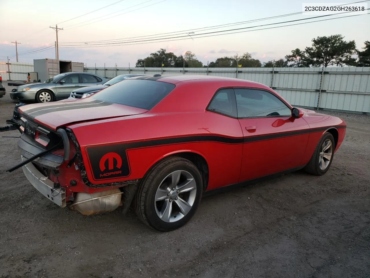 2016 Dodge Challenger Sxt VIN: 2C3CDZAG2GH263618 Lot: 73100964