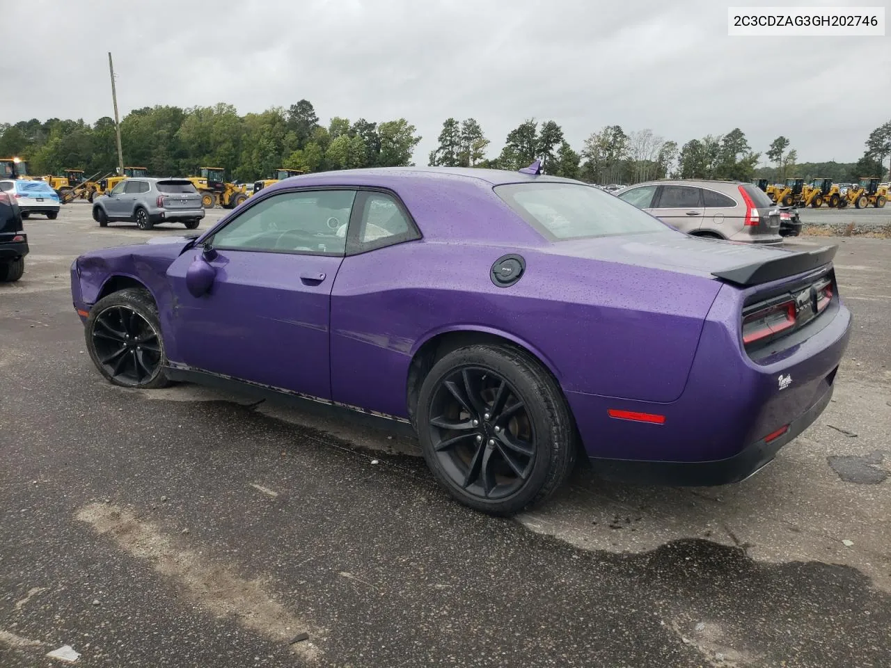 2016 Dodge Challenger Sxt VIN: 2C3CDZAG3GH202746 Lot: 73279854