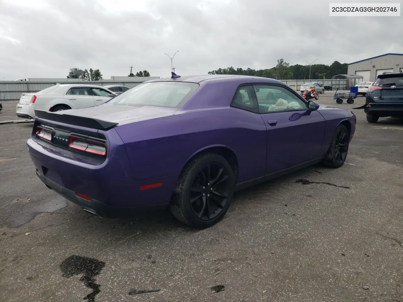 2016 Dodge Challenger Sxt VIN: 2C3CDZAG3GH202746 Lot: 73279854