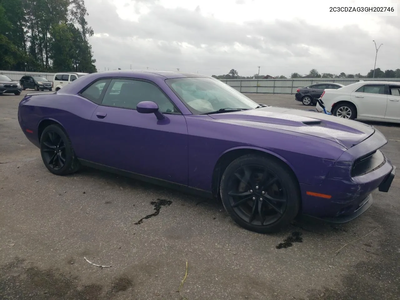 2016 Dodge Challenger Sxt VIN: 2C3CDZAG3GH202746 Lot: 73279854