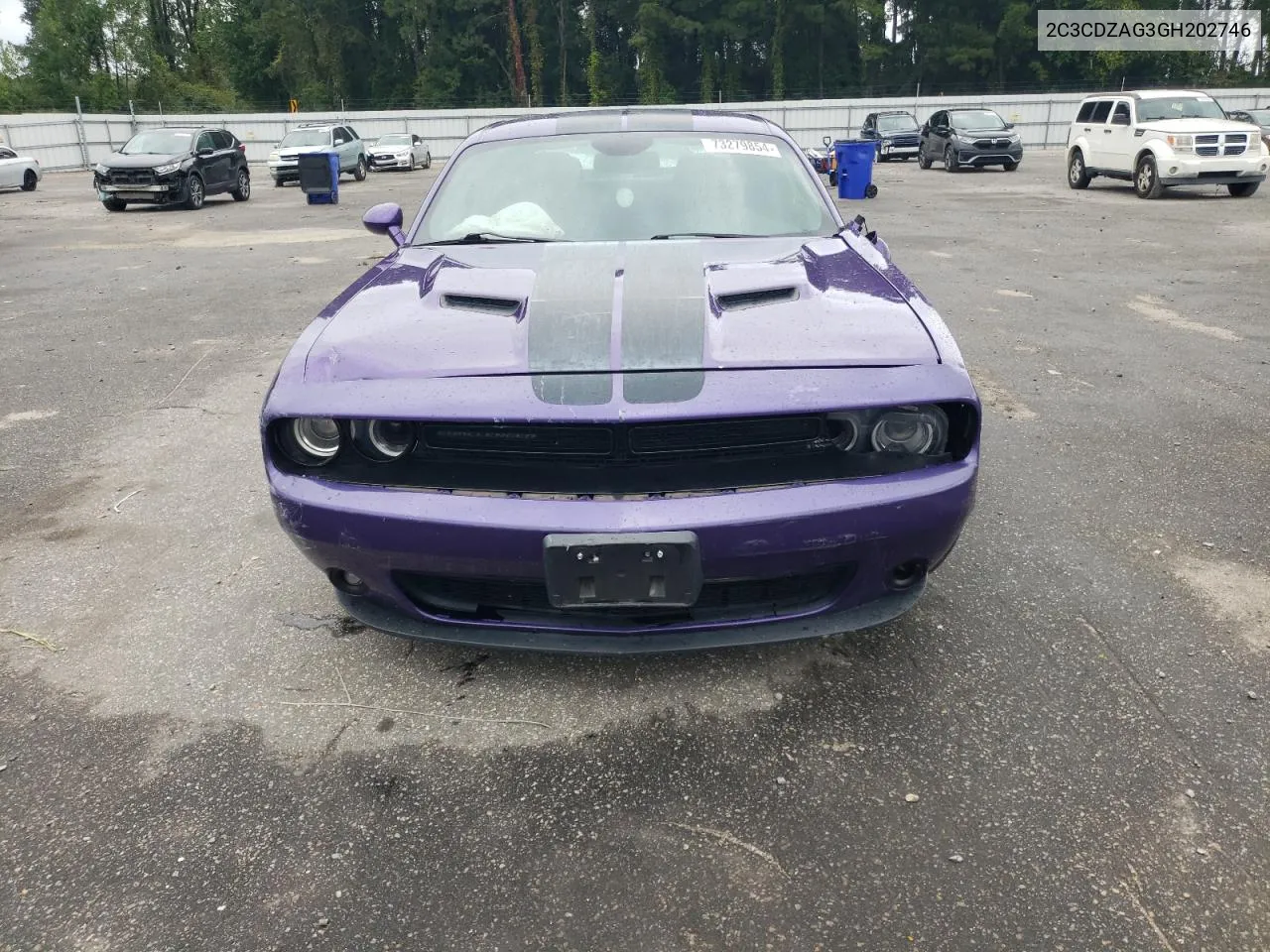 2016 Dodge Challenger Sxt VIN: 2C3CDZAG3GH202746 Lot: 73279854