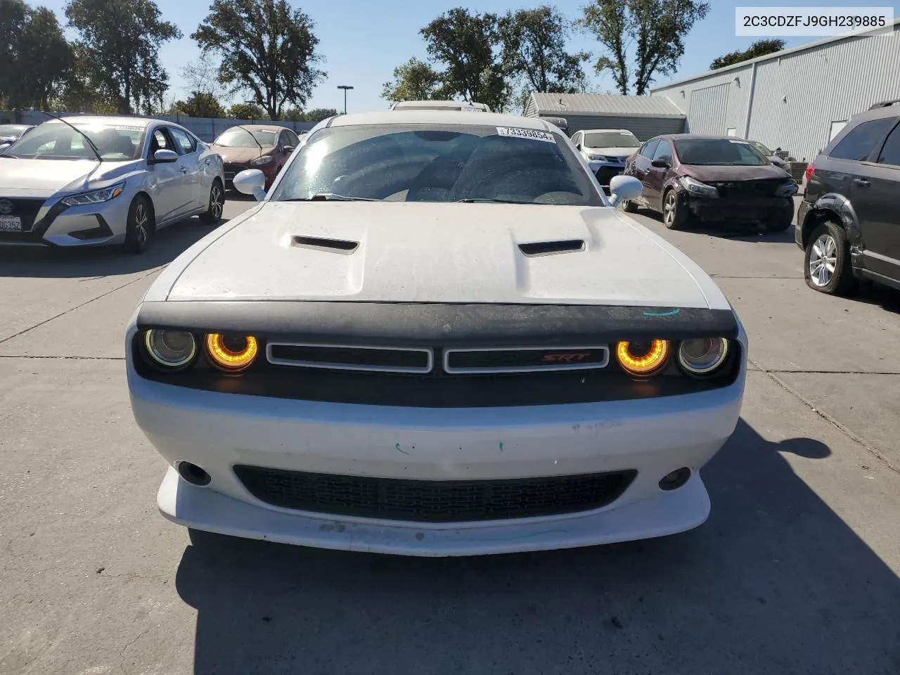 2016 Dodge Challenger R/T Scat Pack VIN: 2C3CDZFJ9GH239885 Lot: 73339854