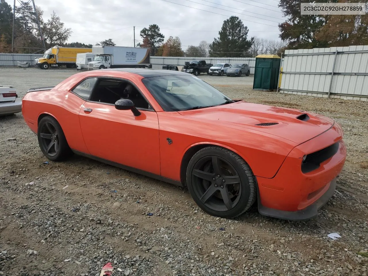 2016 Dodge Challenger VIN: 2C3CDZC92GH278859 Lot: 73378124