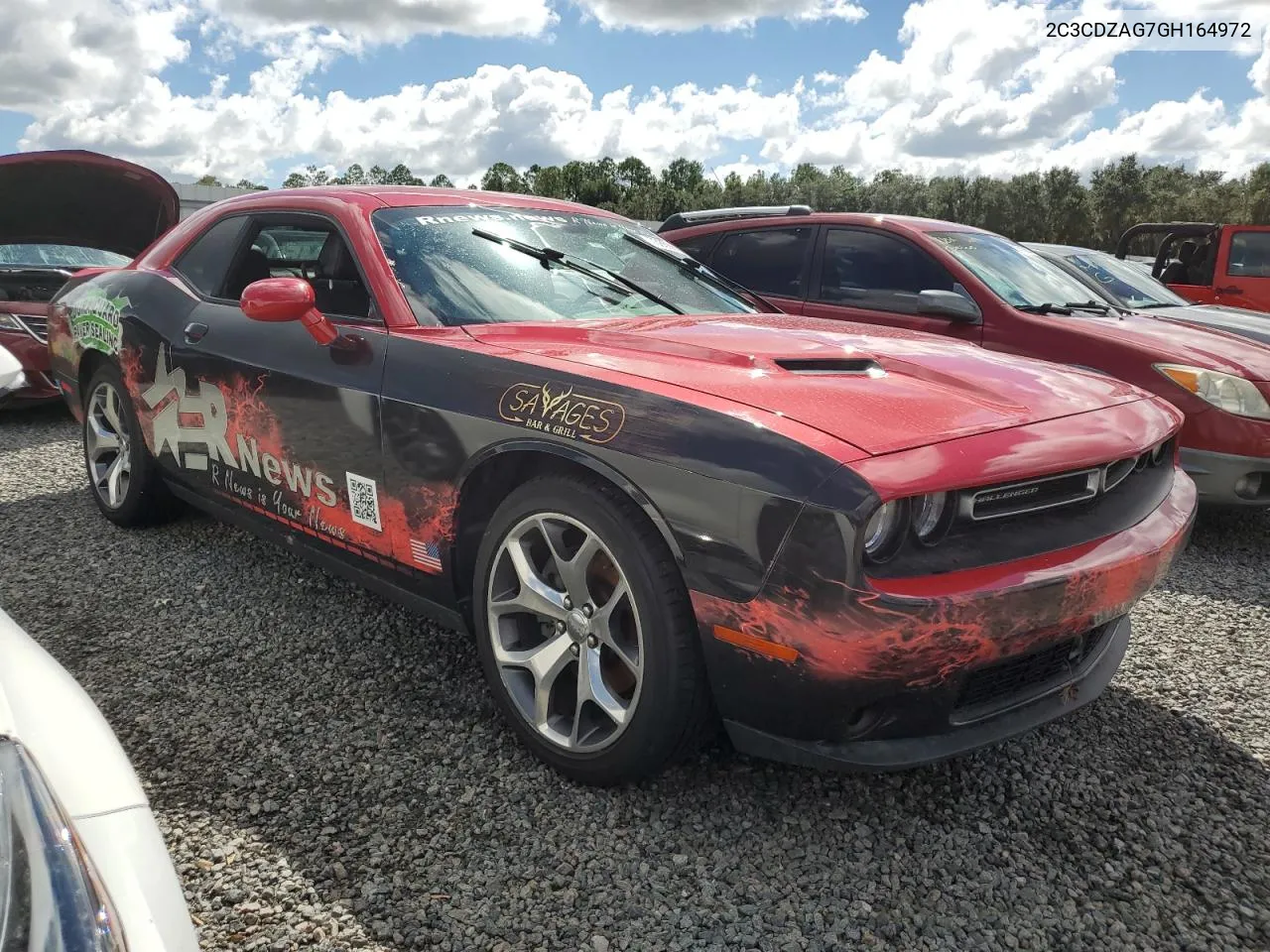 2016 Dodge Challenger Sxt VIN: 2C3CDZAG7GH164972 Lot: 73859804