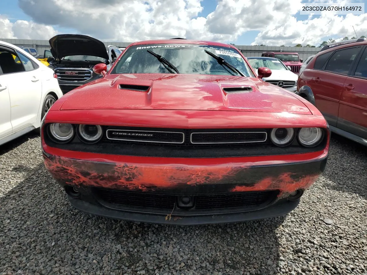 2016 Dodge Challenger Sxt VIN: 2C3CDZAG7GH164972 Lot: 73859804