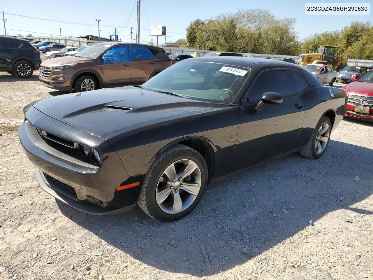 2016 Dodge Challenger Sxt VIN: 2C3CDZAG6GH290630 Lot: 73883344