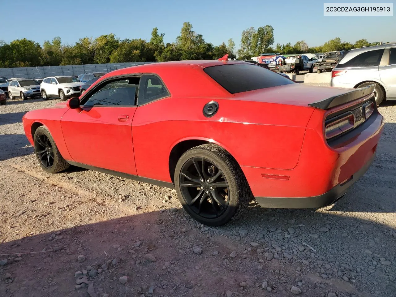 2016 Dodge Challenger Sxt VIN: 2C3CDZAG3GH195913 Lot: 74145894