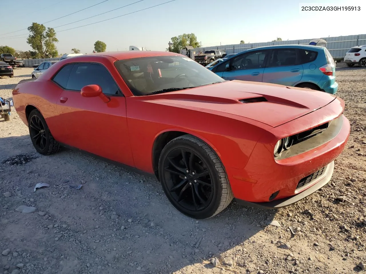 2016 Dodge Challenger Sxt VIN: 2C3CDZAG3GH195913 Lot: 74145894