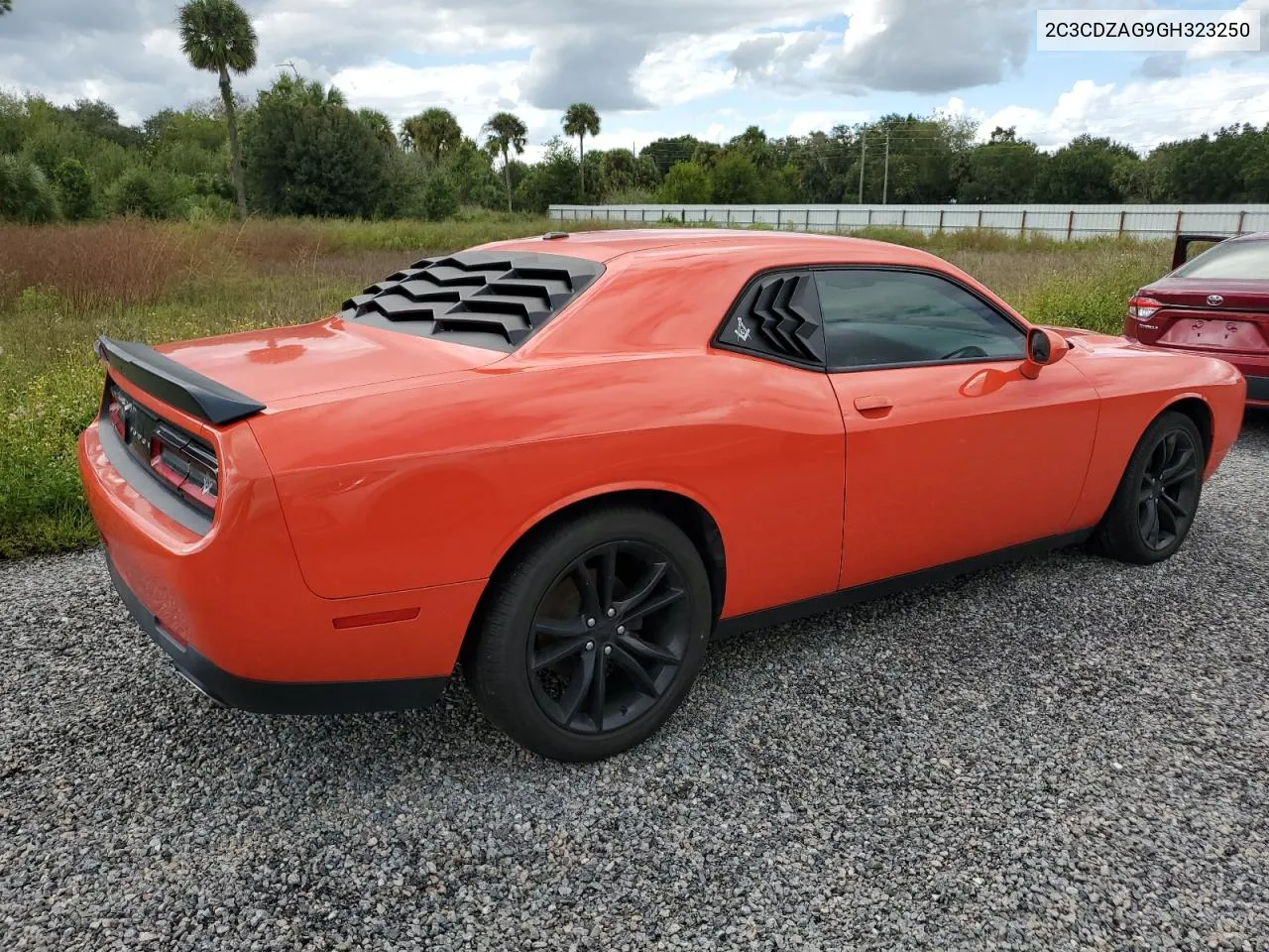 2016 Dodge Challenger Sxt VIN: 2C3CDZAG9GH323250 Lot: 74207254