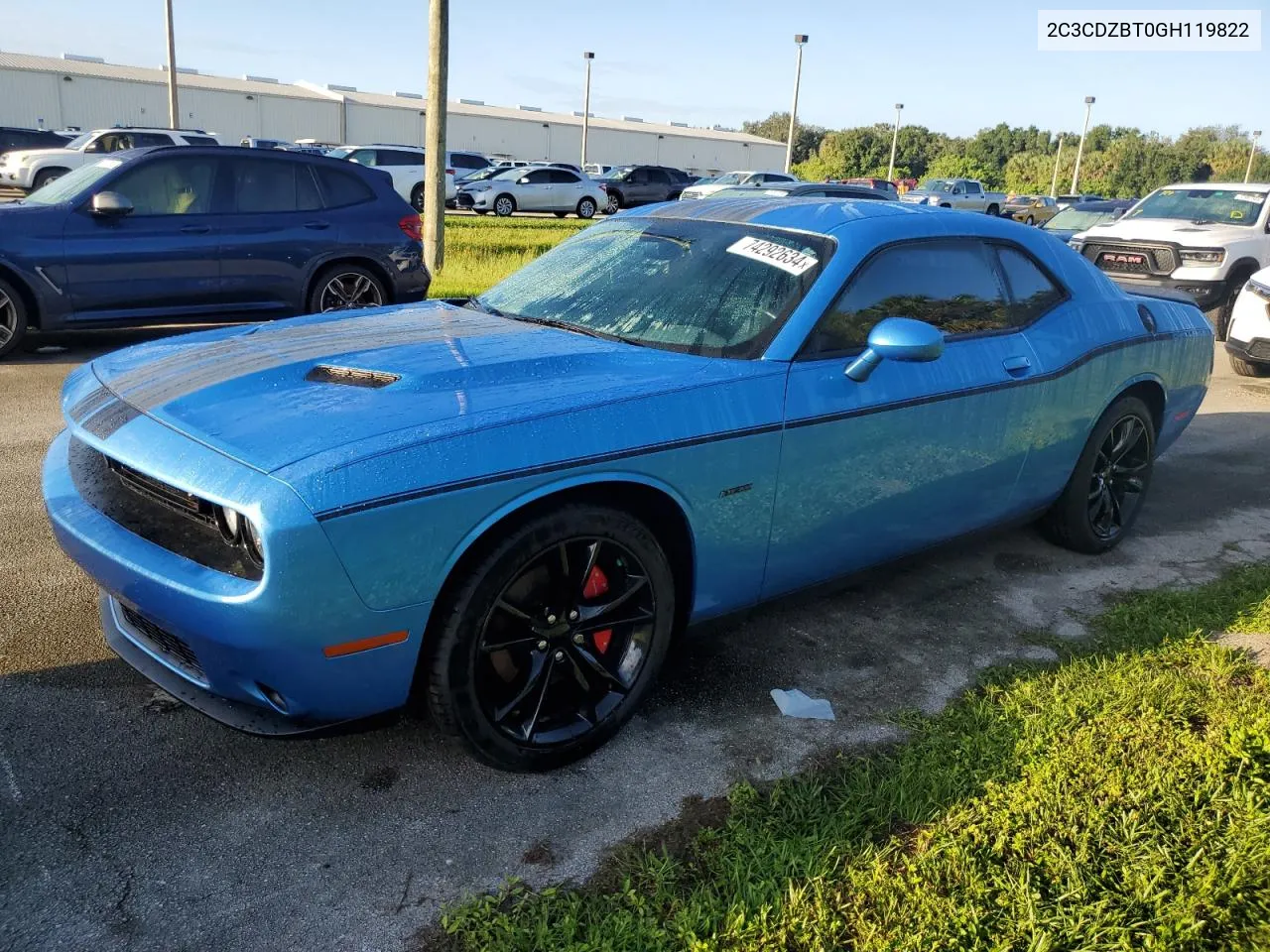 2016 Dodge Challenger R/T VIN: 2C3CDZBT0GH119822 Lot: 74292634