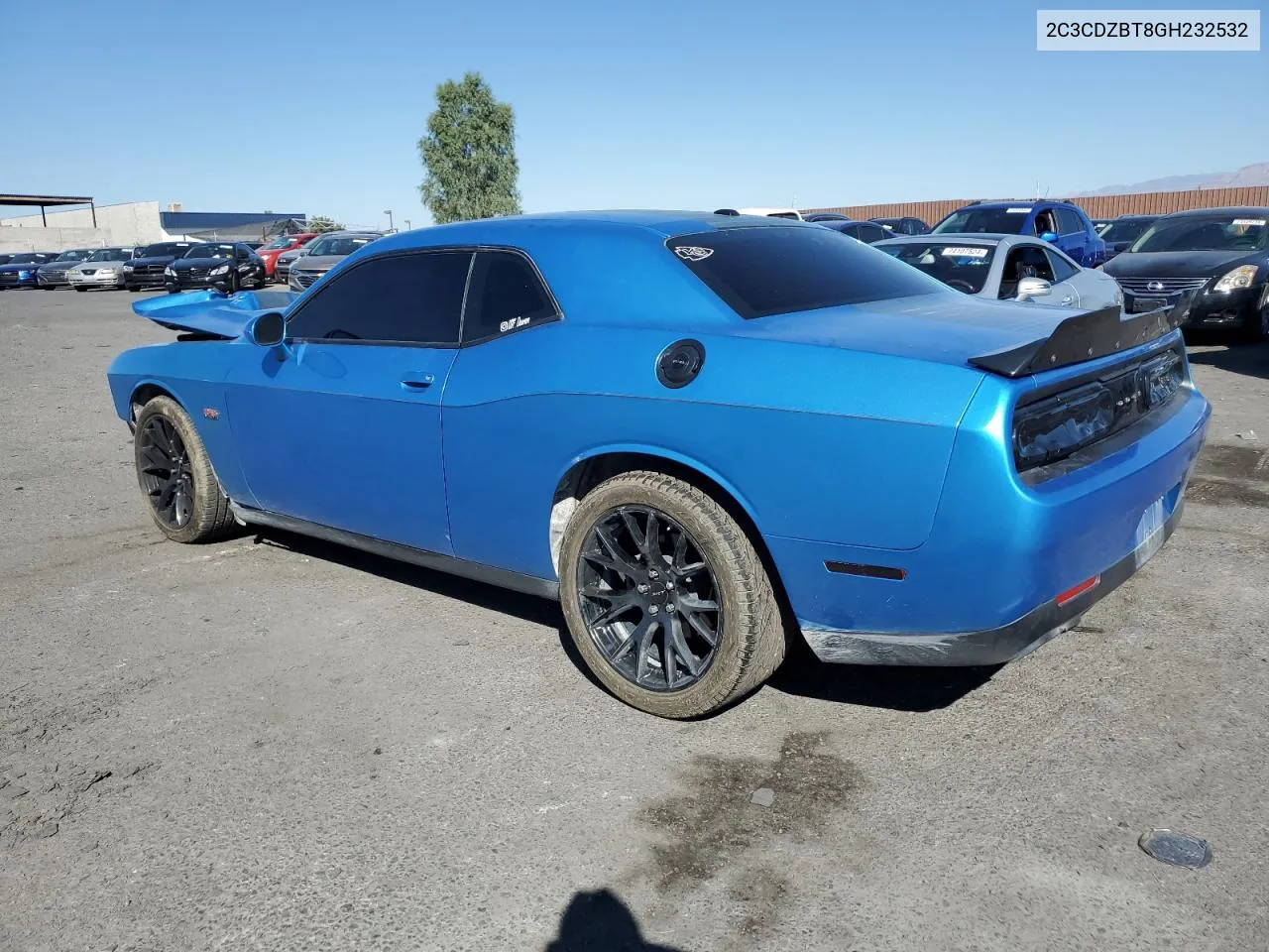 2016 Dodge Challenger R/T VIN: 2C3CDZBT8GH232532 Lot: 74388294