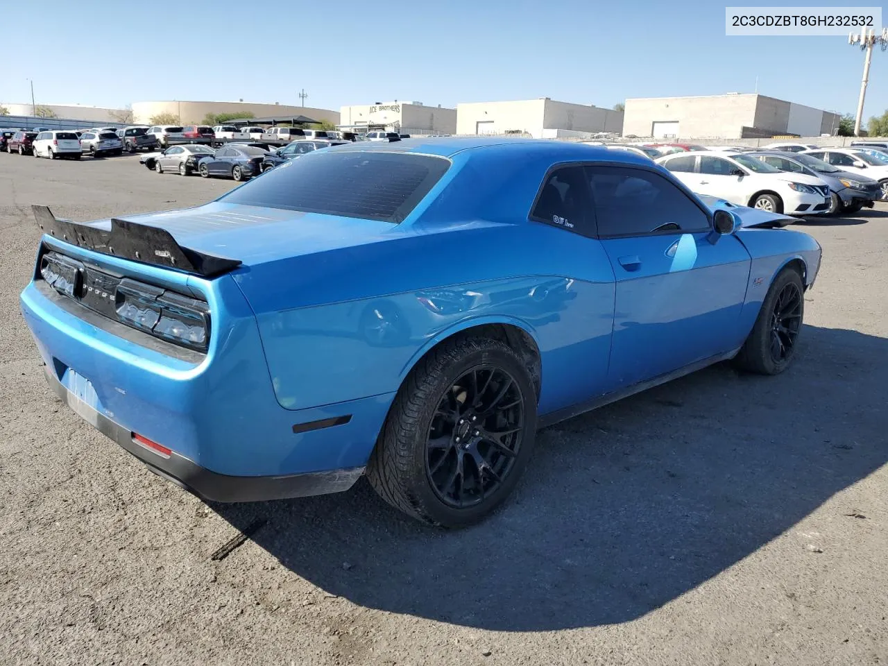 2016 Dodge Challenger R/T VIN: 2C3CDZBT8GH232532 Lot: 74388294