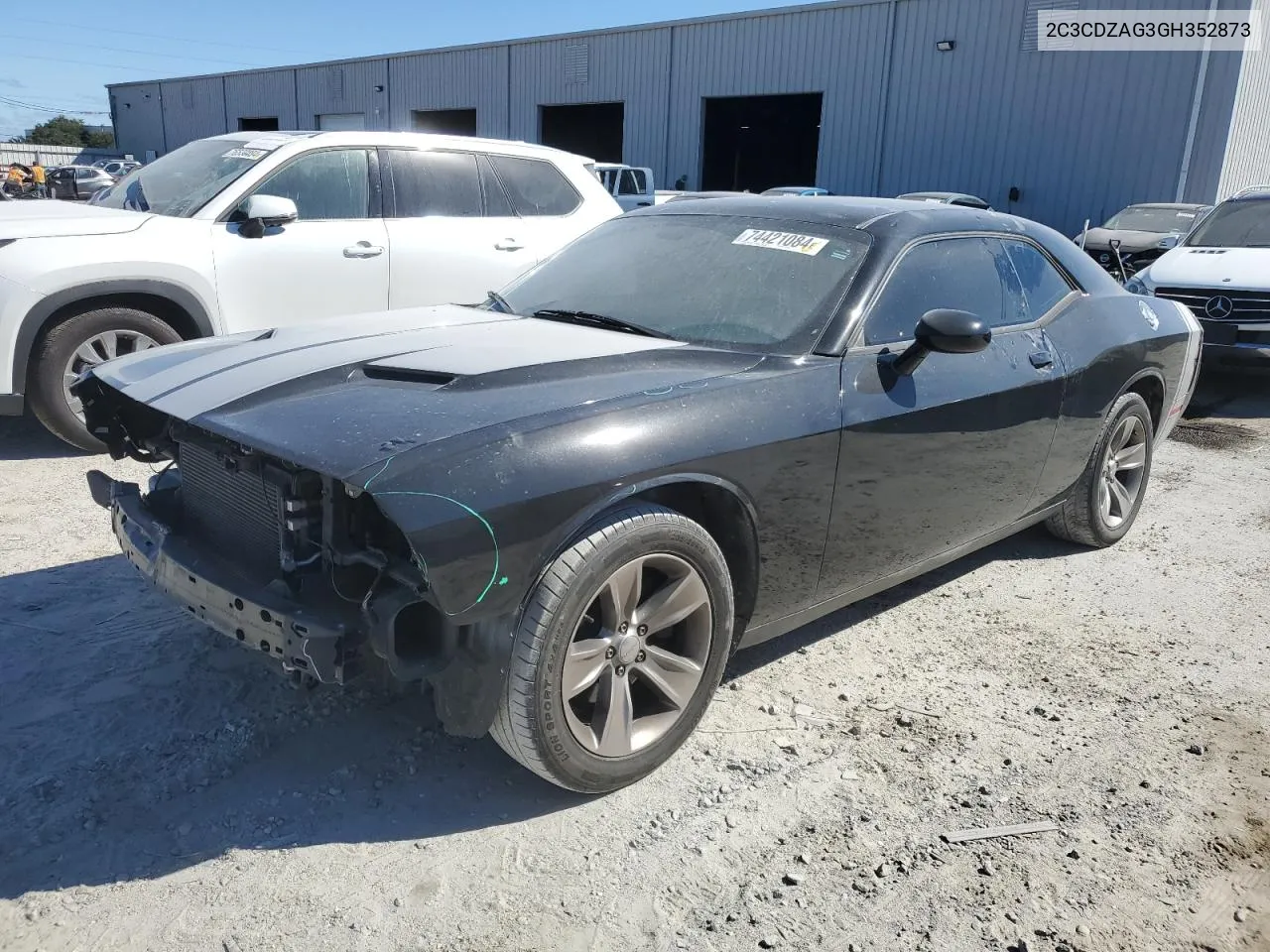 2016 Dodge Challenger Sxt VIN: 2C3CDZAG3GH352873 Lot: 74421084