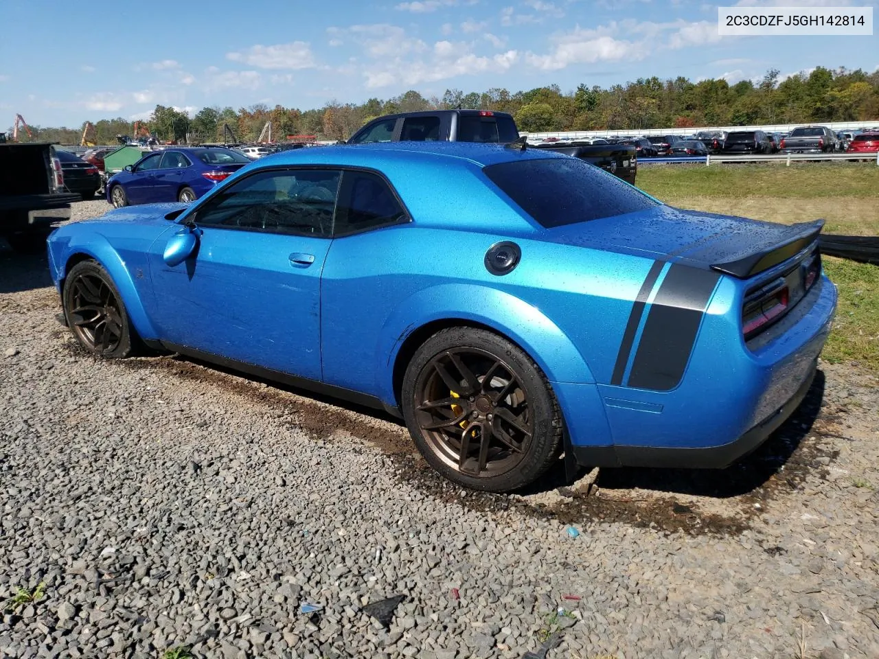 2016 Dodge Challenger R/T Scat Pack VIN: 2C3CDZFJ5GH142814 Lot: 74562104