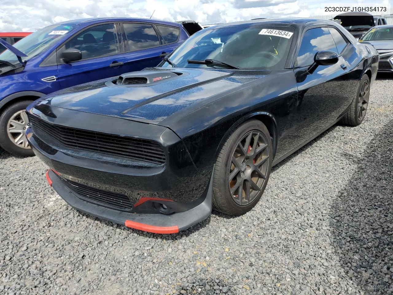 2016 Dodge Challenger R/T Scat Pack VIN: 2C3CDZFJ1GH354173 Lot: 74613634